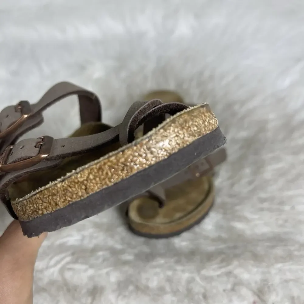 Birkenstock Mayari Birko-Flor Mocha Sandals Kids EU 32, US 1 Narrow Germany